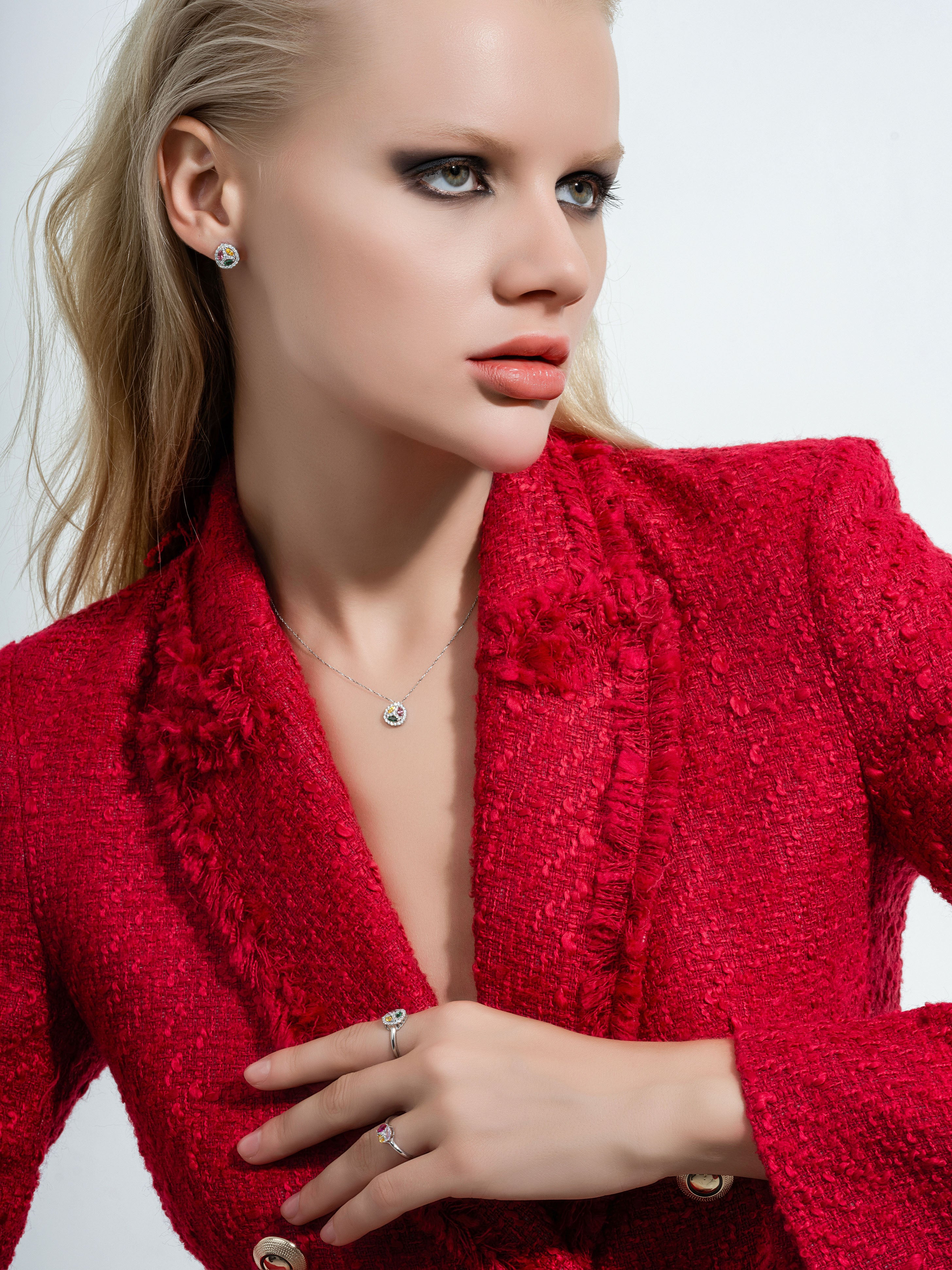 Colour Stone Earrings