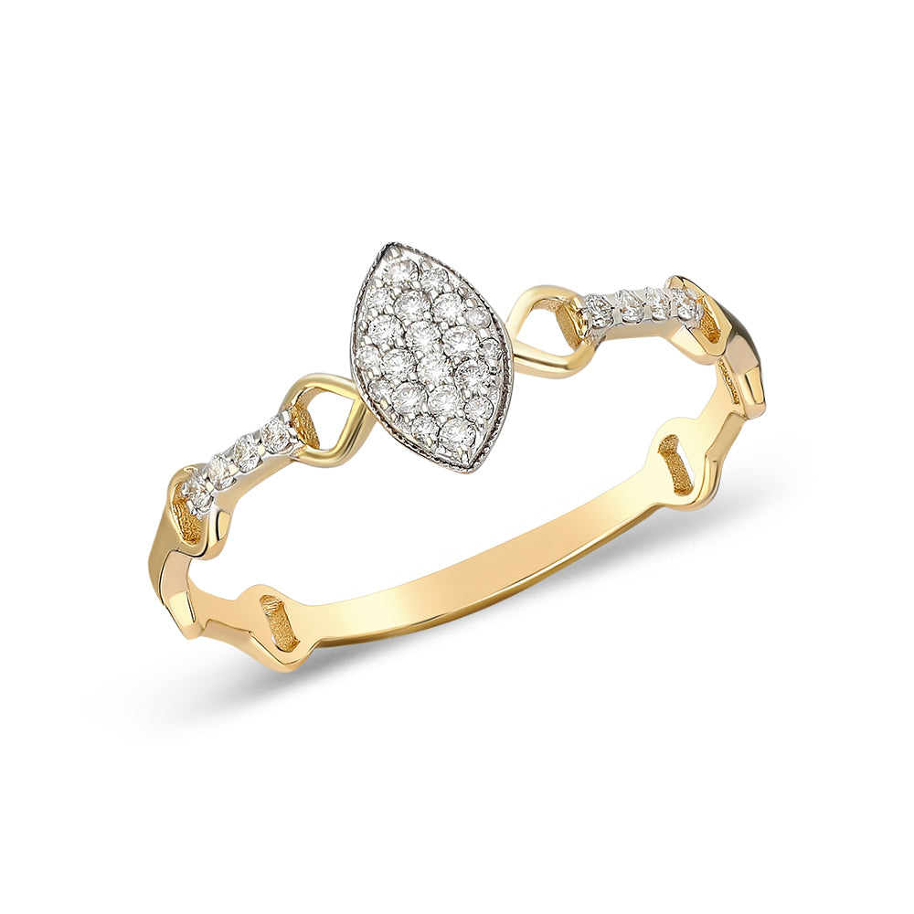 0,11 Karat Pırlanta Yüzük ANQ-1-YZ0134