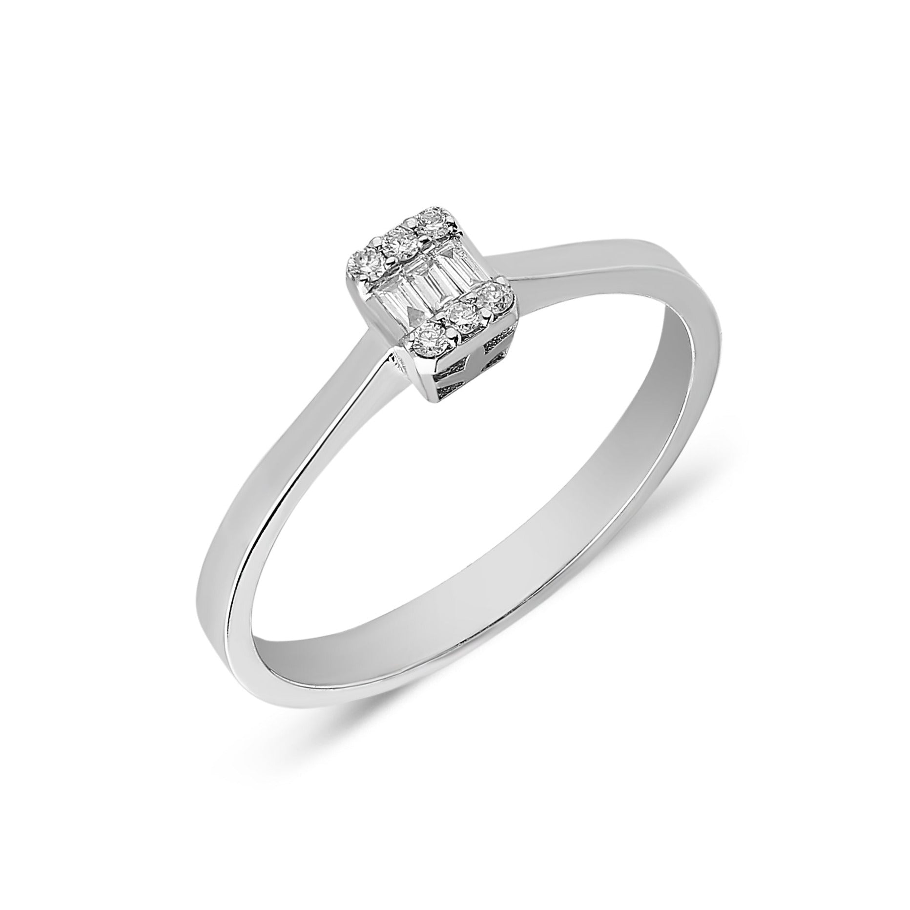 0,08 Karat Pırlanta Yüzük BGT-1-YZ00110,08 Karat Pırlanta Yüzük BGT-1-YZ0011 | Best Price in 2023 at vav diamondBaget, Yüzük