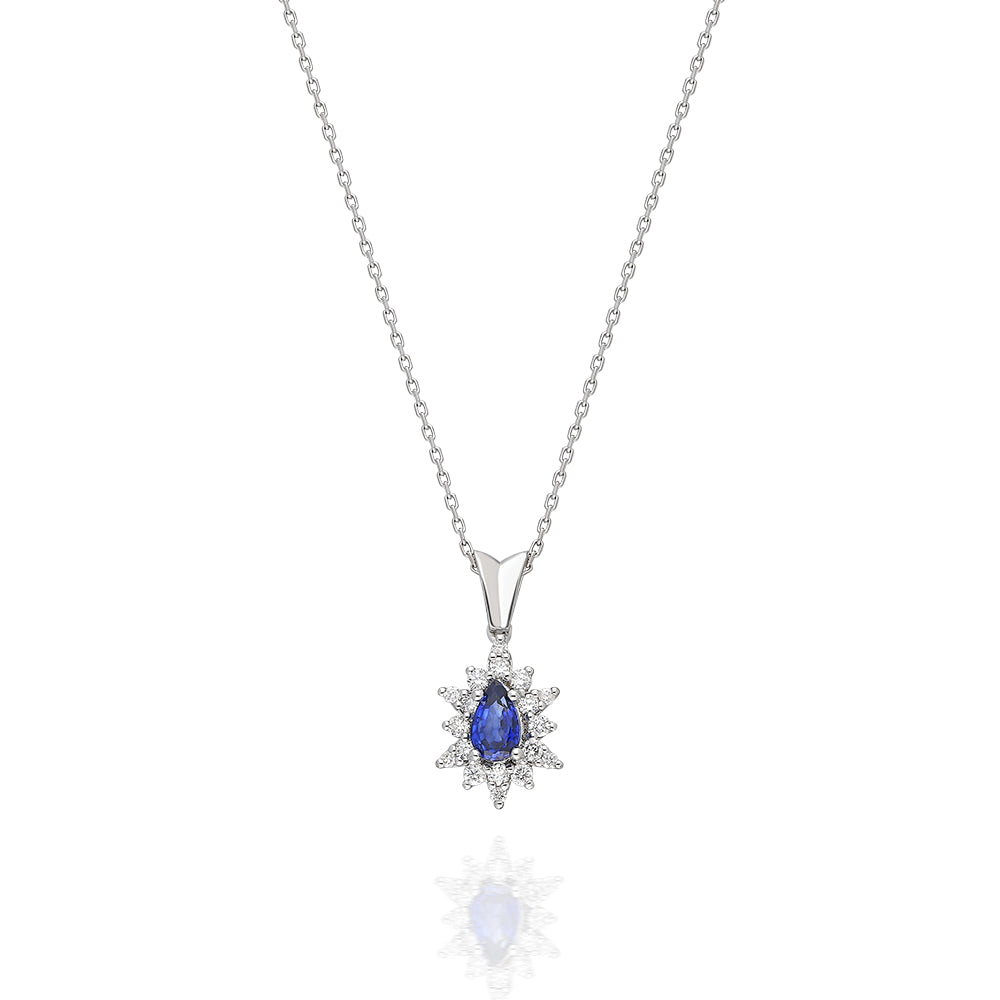 0,43 Karat Safir Kolye QUA-1-KL00370,43 Karat Safir Kolye QUA-1-KL0037 | Best Price in 2023 at vav diamondKolye, Qua