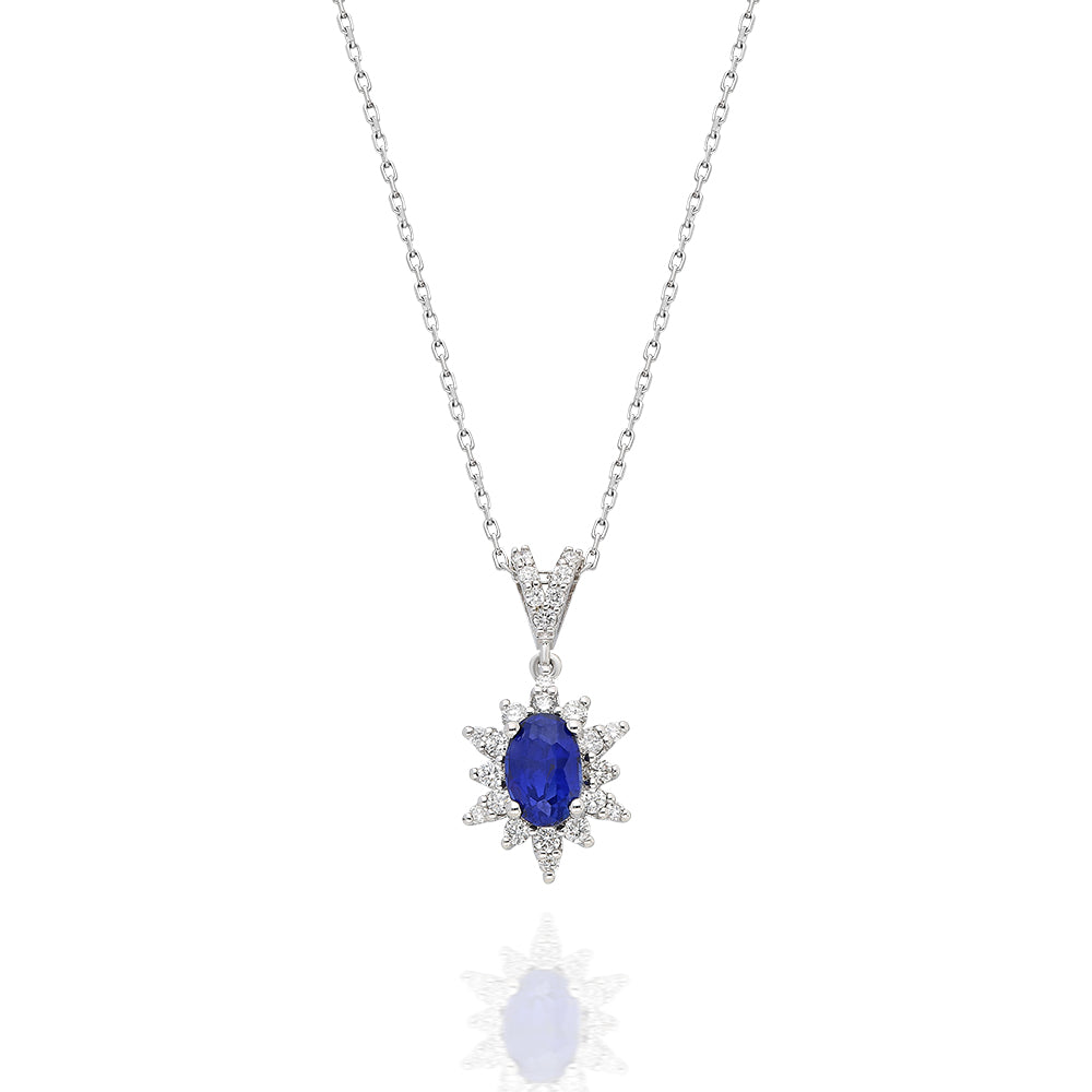 0,19 Karat Safir Kolye QUA-1-KL00430,19 Karat Safir Kolye QUA-1-KL0043 | Best Price in 2023 at vav diamondKolye, Qua