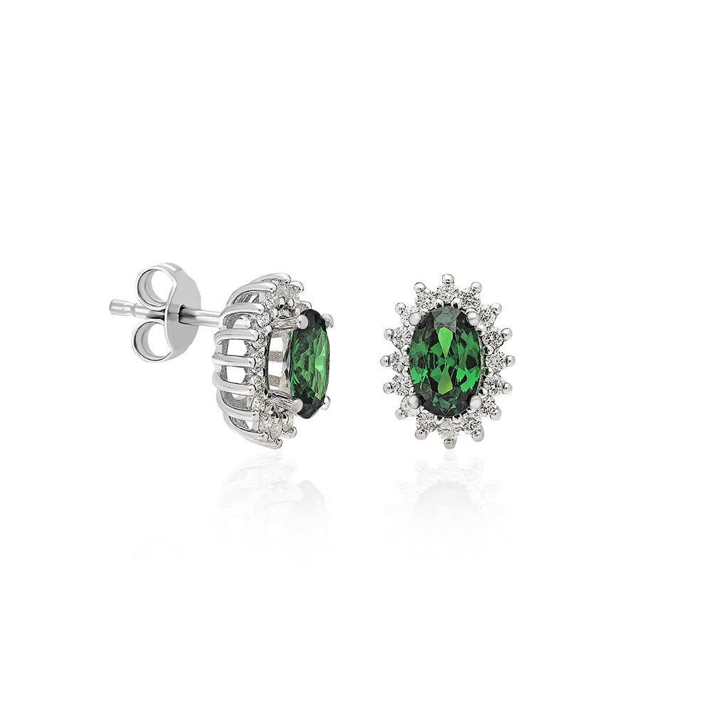 0,81 Karat Safir Küpe QUA-1-KP0010