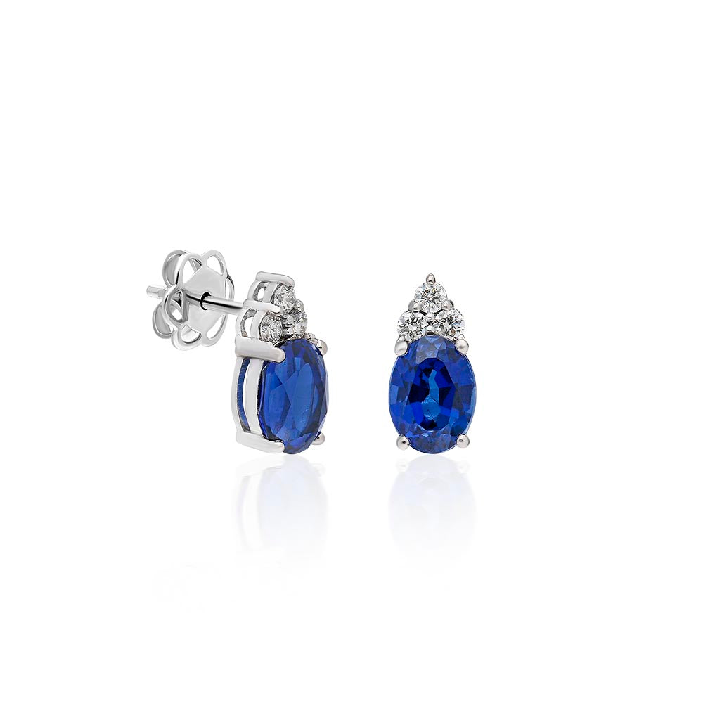 2,44 Karat Safir Küpe QUA-1-KP00362,44 Karat Safir Küpe QUA-1-KP0036 | Best Price in 2023 at vav diamondKüpe, Qua