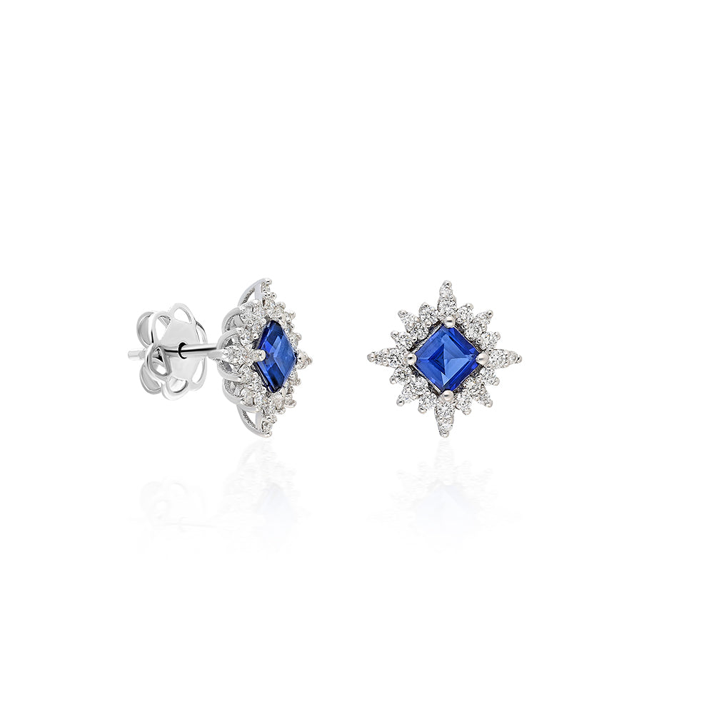 1,22 Karat Safir Küpe QUA-1-KP00421,22 Karat Safir Küpe QUA-1-KP0042 | Best Price in 2023 at vav diamondKüpe, Qua