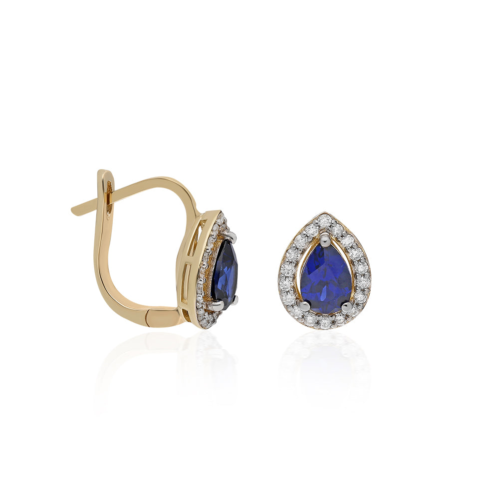 1,06 Karat Safir Küpe QUA-1-KP00521,06 Karat Safir Küpe QUA-1-KP0052 | Best Price in 2023 at vav diamondKüpe, Qua