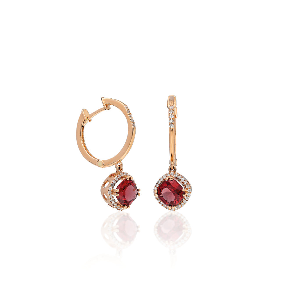 Earrings QUA-R-KP003