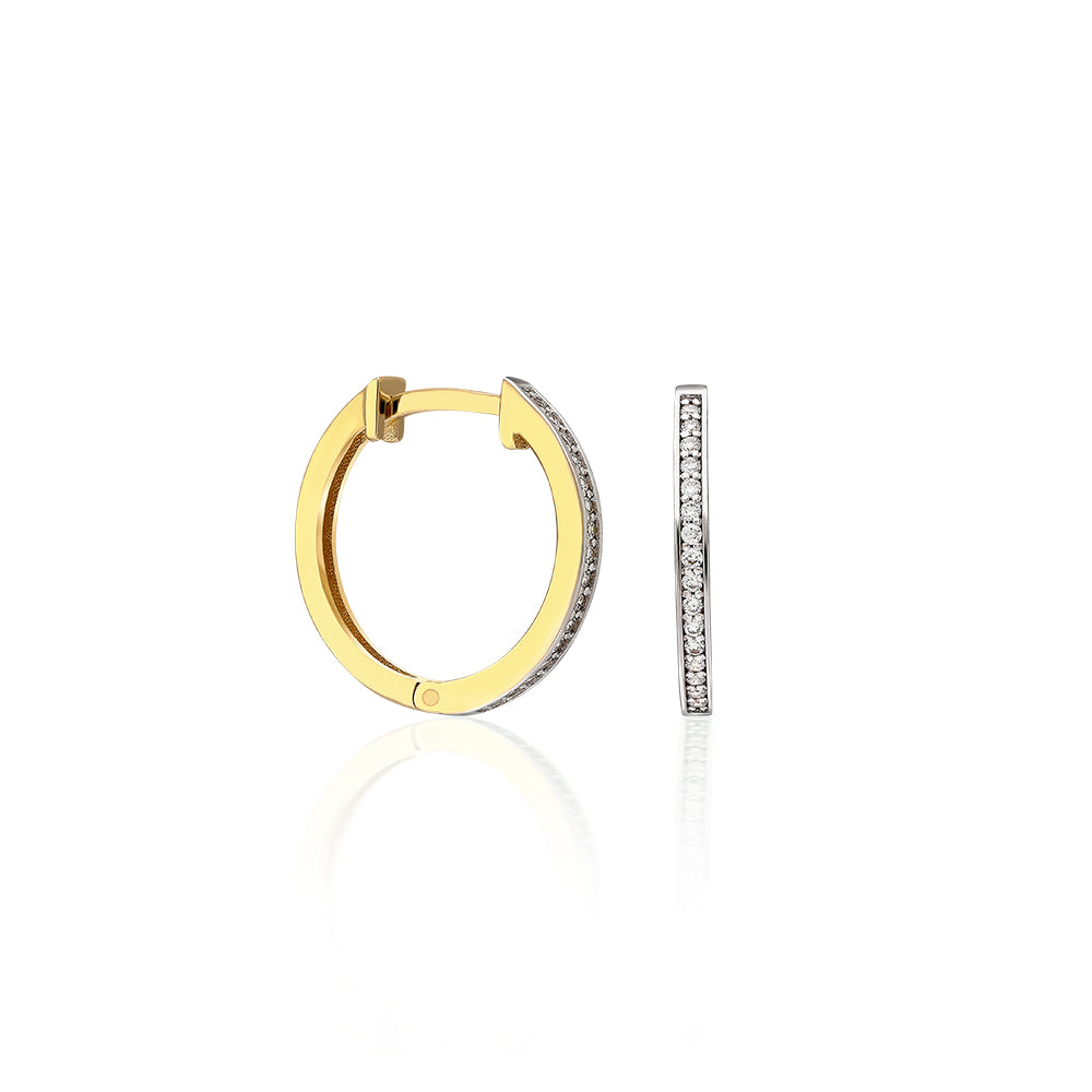 0,12 Karat Pırlanta Küpe ANQ-1-KP0142