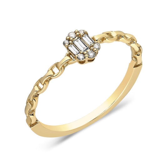 0,08 Karat Pırlanta Yüzük BGT-1-YZ04500,08 Karat Pırlanta Yüzük BGT-1-YZ0450 | Best Price in 2023 at vav diamondBaget, Yüzük
