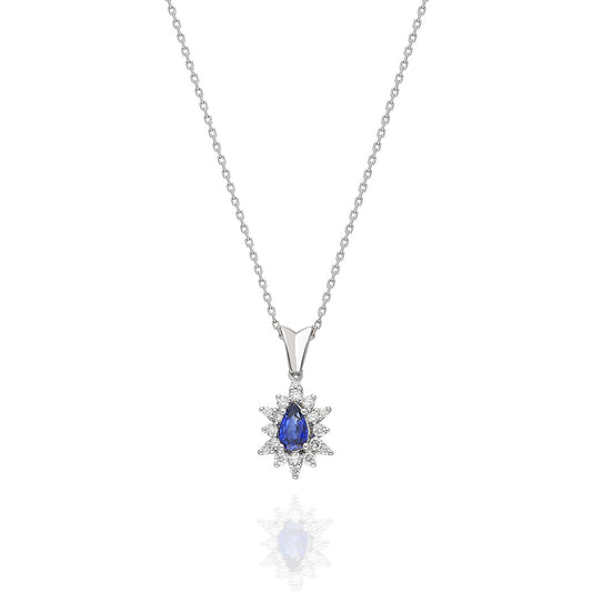 0,43 Karat Safir Kolye QUA-1-KL00370,43 Karat Safir Kolye QUA-1-KL0037 | Best Price in 2023 at vav diamondKolye, Qua