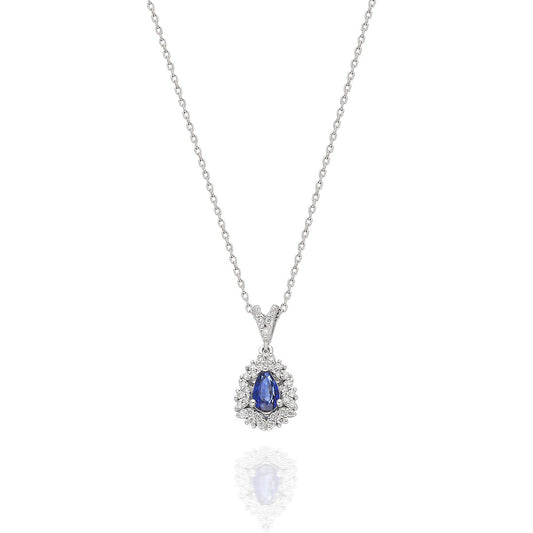 0,36 Karat Safir Kolye QUA-1-KL00380,36 Karat Safir Kolye QUA-1-KL0038 | Best Price in 2023 at vav diamondKolye, Qua