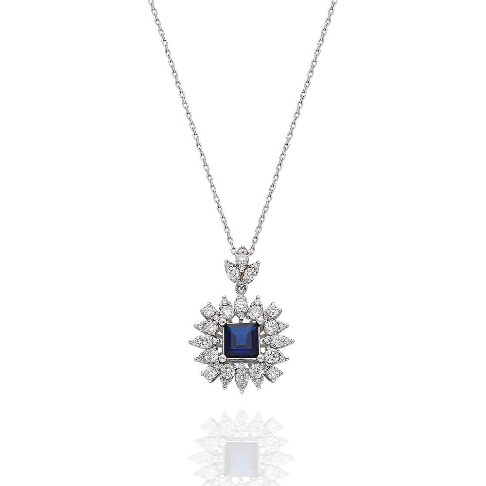 1,39 Karat Safir Kolye QUA-1-KL00571,39 Karat Safir Kolye QUA-1-KL0057 | Best Price in 2023 at vav diamondKolye, Qua