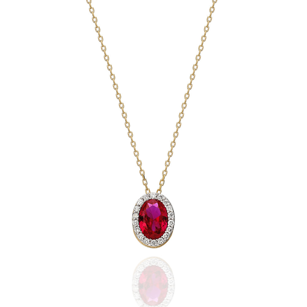 1,05 Karat Safir Kolye QUA-1-KL0149
