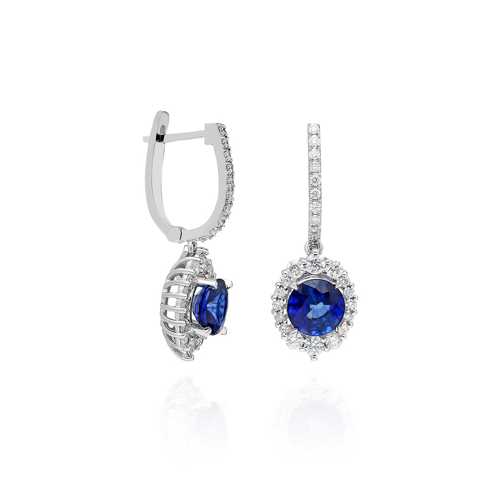 1,84 Karat Safir Küpe QUA-1-KP00321,84 Karat Safir Küpe QUA-1-KP0032 | Best Price in 2023 at vav diamondKüpe, Qua