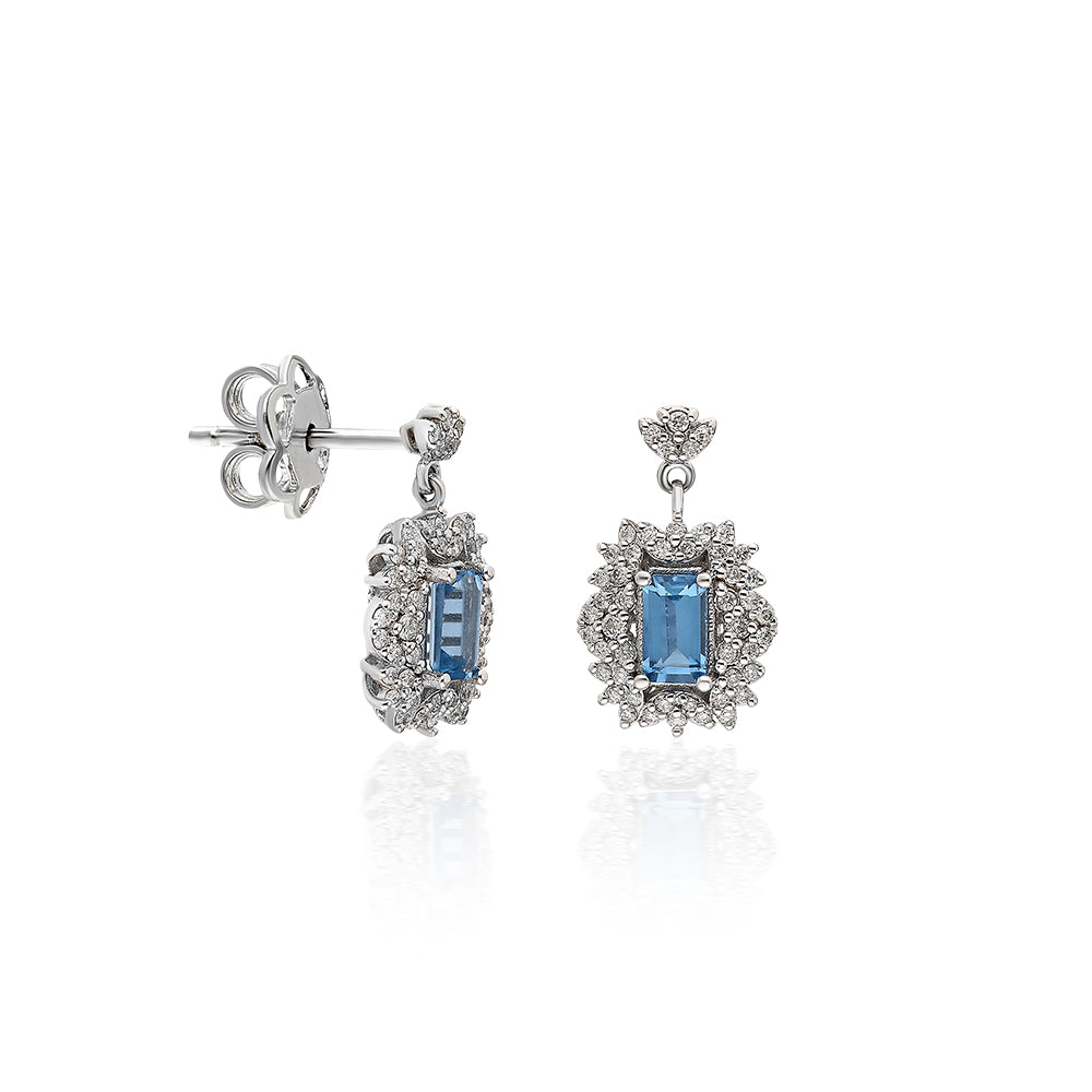 1,53 Karat Safir Küpe QUA-1-KP00401,53 Karat Safir Küpe QUA-1-KP0040 | Best Price in 2023 at vav diamondKüpe, Qua