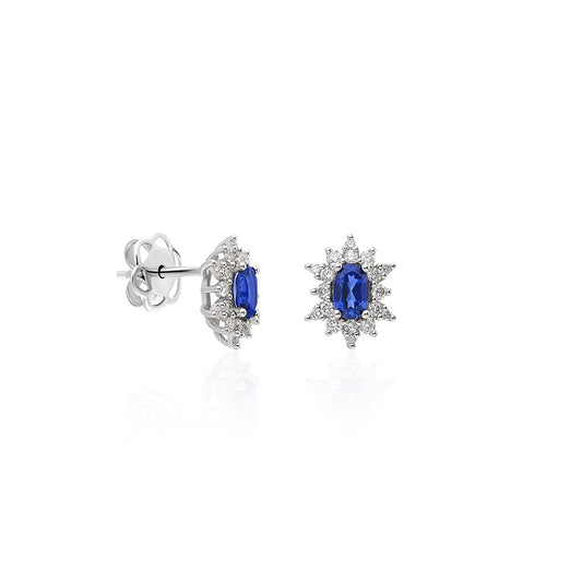 0,34 Karat Safir Küpe QUA-1-KP00430,34 Karat Safir Küpe QUA-1-KP0043 | Best Price in 2023 at vav diamondKüpe, Qua