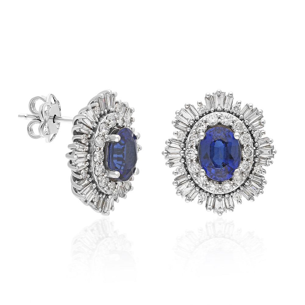 8,70 Karat Safir Küpe QUA-1-KP01108,70 Karat Safir Küpe QUA-1-KP0110 | Best Price in 2023 at vav diamondKüpe, Qua