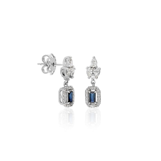 0,33 Karat Safir Küpe QUA-1-KP01180,33 Karat Safir Küpe QUA-1-KP0118 | Best Price in 2023 at vav diamondKüpe, Qua