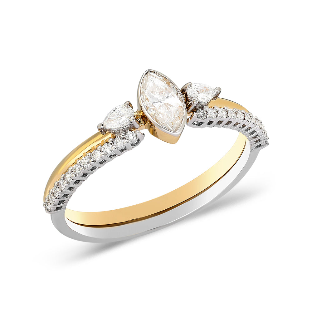 Double ring TWN-2-YZ0011