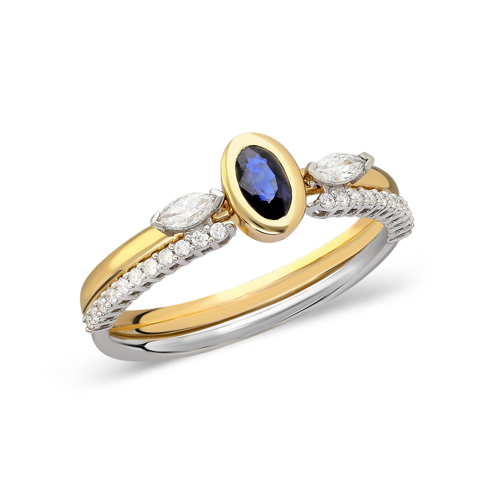 Double ring TWN-2-YZ0012